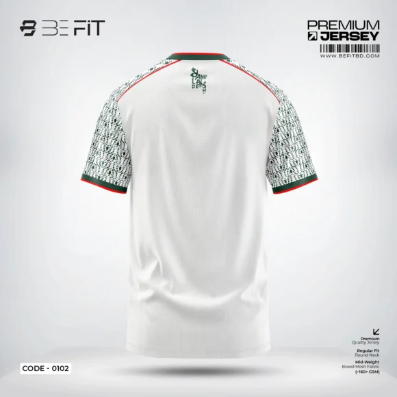 BFF Official Home Jersey – Bangladesh National Football Team-Back