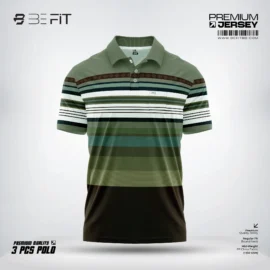 Stripe Polo T-shirt - 1010