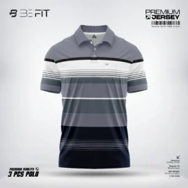 Stripe Polo T-shirt - 109