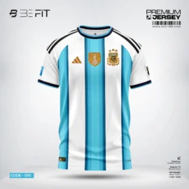 Argentina 2026 Home Jersey Bangladesh Player Edition Football Jersey Embroidered Logo & Premium Mesh Fabric-0111-F