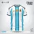 Argentina 2026 Home Jersey Bangladesh Player Edition Football Jersey Embroidered Logo & Premium Mesh Fabric-0111-F