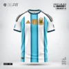 Argentina 2026 Home Jersey Bangladesh Player Edition Football Jersey Embroidered Logo & Premium Mesh Fabric-0111-F