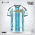 Argentina 2026 Home Jersey Bangladesh Player Edition Football Jersey Embroidered Logo & Premium Mesh Fabric-0111-F